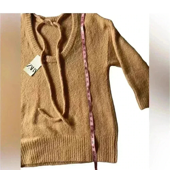 Zara NWT Knit Poly Wool
Alpaca Blend Oversized Dress Size Small - Picture 5 of 8